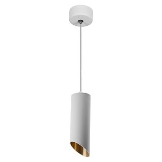 Светильник потолочный DL3069 на подвесе MR16 35W 230V, белый, золото 55x200