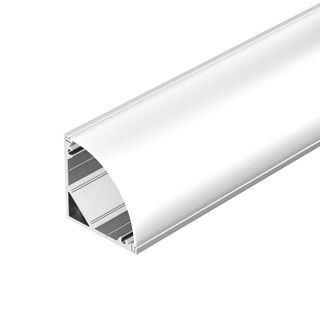 Профиль с экраном SL-KANT-H30-2000 ANOD+OPAL (Алюминий)