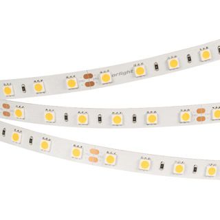 Лента RT 2-5000 24V Cool 8K 2x (5060, 300 LED, LUX) (Arlight, 14.4 Вт/м, IP20)