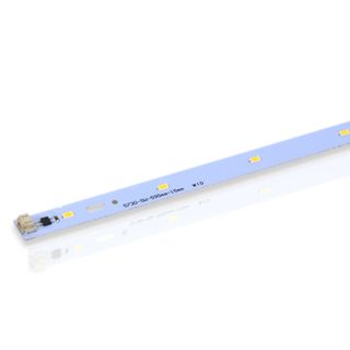 Светодиодная линейка 2835, 12 led, 220V, 5W, 595mm, D176, warm white