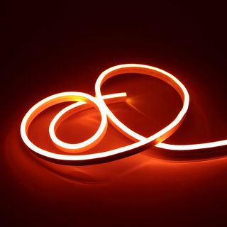 Светодиодный гибкий неон IDL-N 5х12 2835/25mm 120led 12V Orange 9.6W