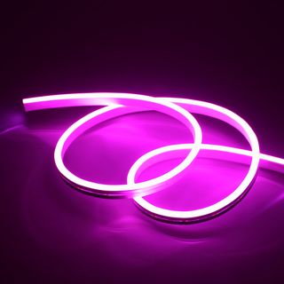 Светодиодный гибкий неон IDL-N 5х12 2835/25mm 120led 12V Pink 9.6W
