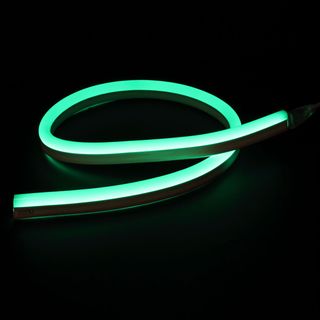 Гибкий неон круглый IDL-N 1425/1000mm 2835 120led  220V Green 9.6W
