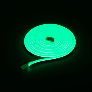 Светодиодный гибкий неон IDL-N 8х16 2835/1000mm 120led 220V Green 9.6W (блистер 5 метров)