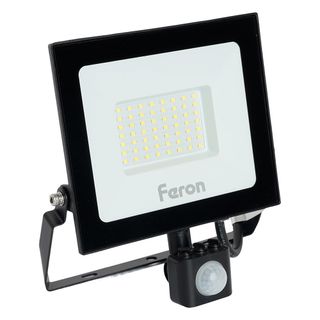 Прожектор светодиодный SMD 50Вт 6400K IP65, черный корпус
