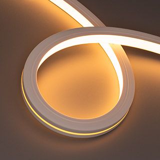 Светодиодная лента герметичная MOONLIGHT-TOP-X280-20x20mm 24V Warm2300 (10 W/m, IP67, 15m, wire x1) 