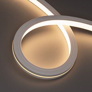Светодиодная лента герметичная MOONLIGHT-TOP-X280-20x20mm 24V Warm3000 (10 W/m, IP67, 15m, wire x1) 
