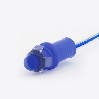 Светодиодный модуль герметичный прозрачный колпачок PIX DL-D9-50LED (12V, 0.2W, 100 Lm, IP65) (синий