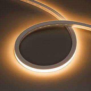 Лента герметичная HORIZON-3D-А120-12x12mm 24V Warm3000 (12 W/m, IP67, 5m, wire x1) (Arlight, Вывод б