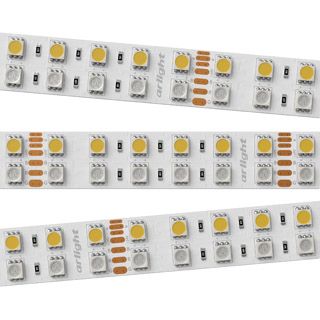 Лента RT 2-5000 24V RGB-Day 2x2 (5060, 720 LED, LUX) (Arlight, 32 Вт/м, IP20)