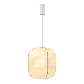 Светильник SP-SETA-HANG-L400х420-9W Warm2700 (WH, 320 deg, 230V) (Arlight, IP20 Натуральный шелк, 3 