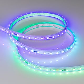 Светодиодная лента герметичная SPI-P-F72-11mm 24V RGB-PX6 (14.4 W/m, IP66, 3535, 5m)
