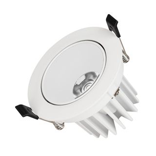 Светильник MS-FORECAST-BUILT-TURN-R102-12W Warm3000 (WH-WH, 32 deg, 230V) (IP20 Металл, 5 л