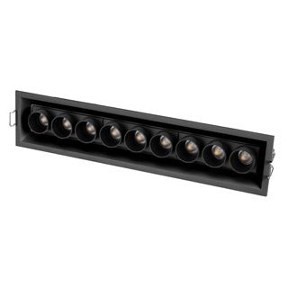 Светильник MS-ORIENT-BUILT-TURN-TC-S67x300-20W Day4000 (BK-BK, 30 deg, 230V) (IP20 Металл, 