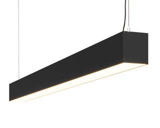Линейный светодиодный светильник подвесной NPL-87-1200 66Вт 5000К IP40 Черный