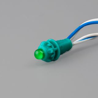 Светодиодный модуль герметичный цветной колпачок PIX DL-D9-50LED (12V, 0.2W, 100 Lm, IP65) (зеленый)