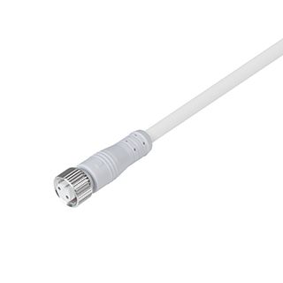 Коннектор питания ARL-WAVE-1615-CON-POWER-FEMALE-2PIN-WHT (Arlight, IP67 Пластик, 3 года)