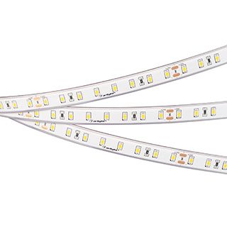 Светодиодная лента герметичная RTW-PS-A80-12mm 24V Warm3500 (4.8 W/m, IP67, TWP100, 5m)