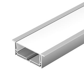 Профиль с экраном SL-LINIA88-F-2500 ANOD+OPAL (Алюминий)